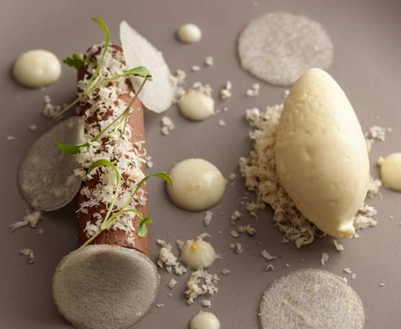 Chocolate and Sesame Ganache