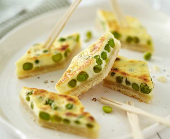 Erbsenquiche