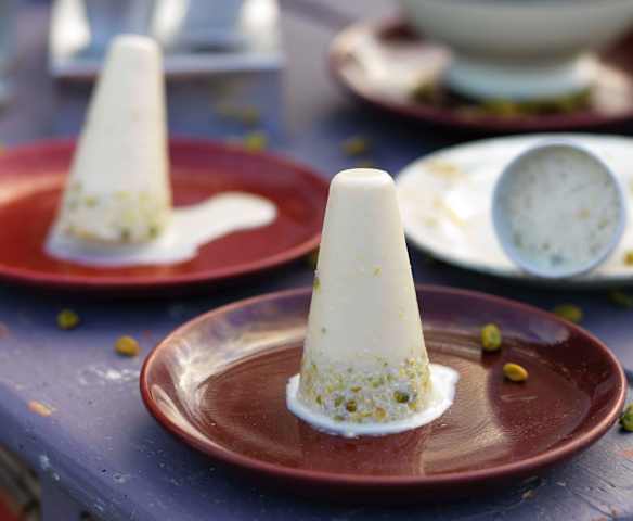 Kulfi - Gelado de leite com frutos secos