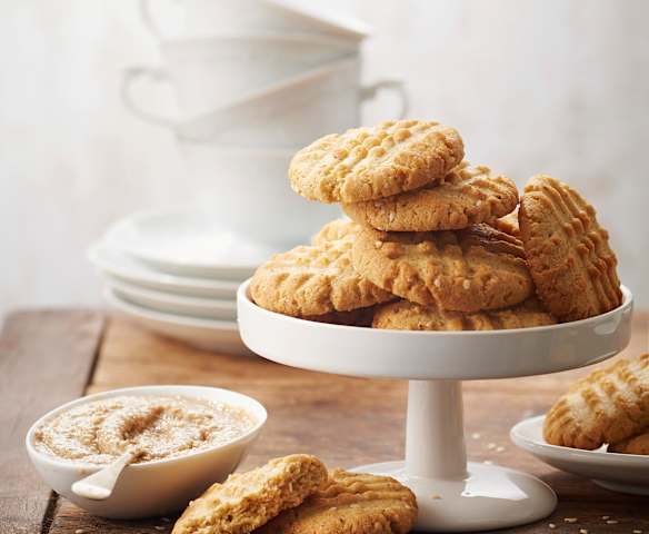 Biscuits croquants à la purée de sésame