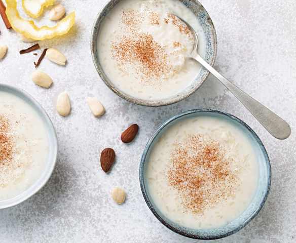 Arroz con leche de almendras Arroz con leche de almendras