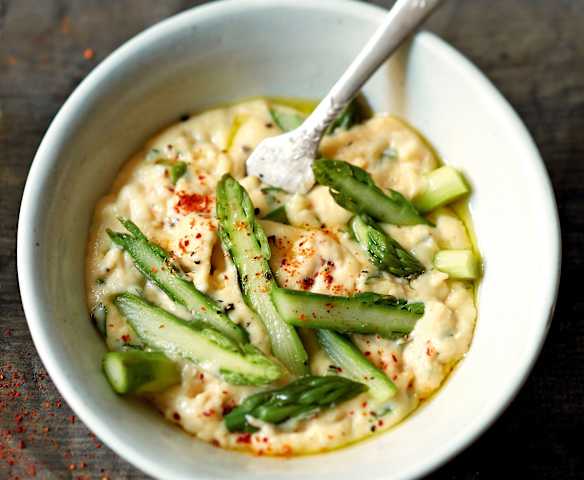 Œufs brouillés aux asperges