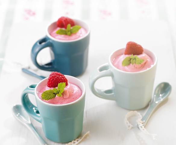 Mousse de zmeură și limetă