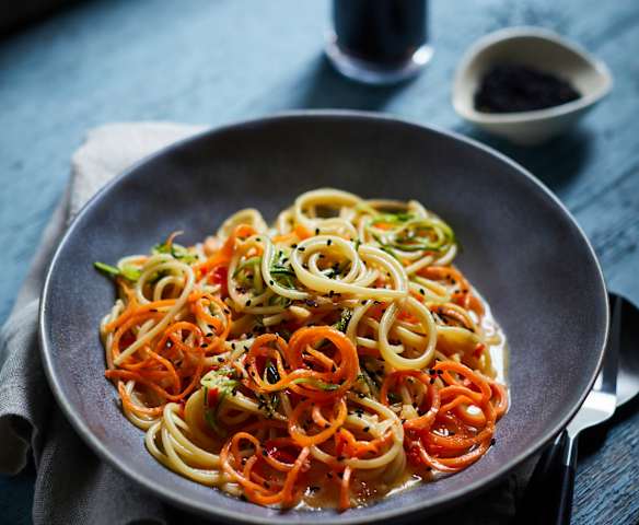 Miso-Gemüse-Spaghetti
