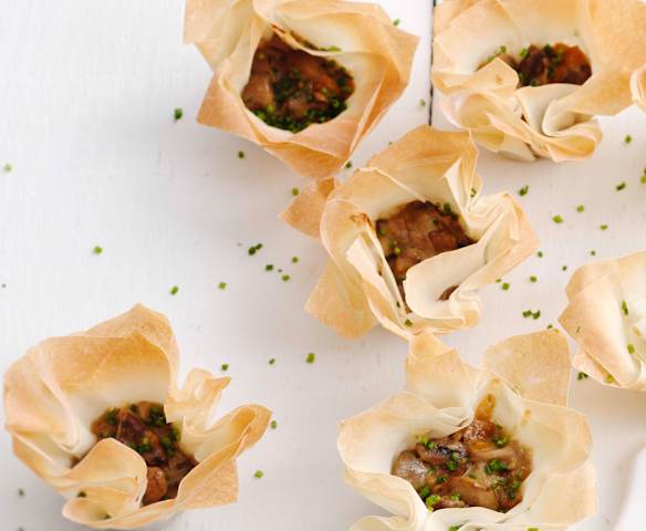 Tarteletes de cogumelos