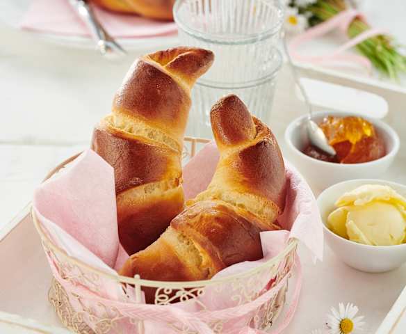 Portugiesische Croissants