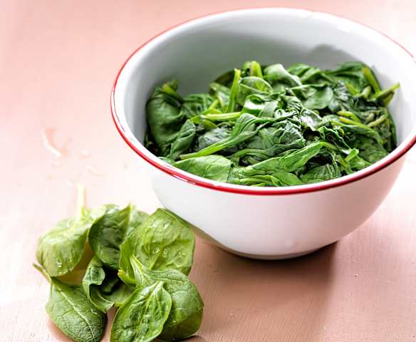 Espinacas al vapor (500 g) en Varoma