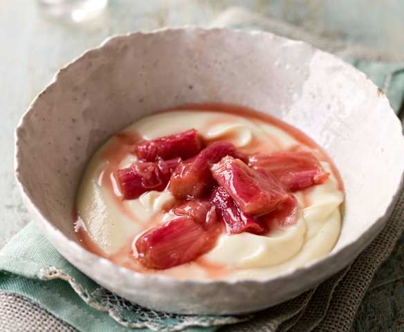 Stewed Rhubarb with Orange