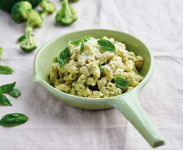 Massa com pesto de brócolos