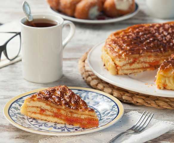 Torta deliziosa di mandorle