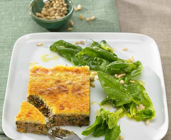 Hackfleisch-Gemüse-Kuchen