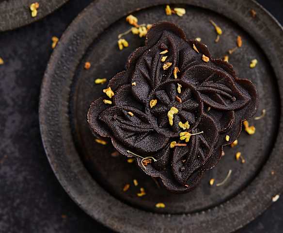 Kue Bulan Ubi Osmanthus Kue Bulan Ubi Osmanthus