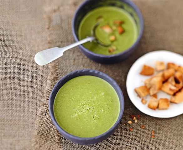 Velouté de cresson à l'ail