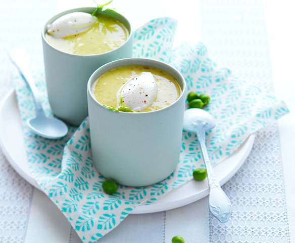 Velouté de petits pois Chef Laurent CLEMENT