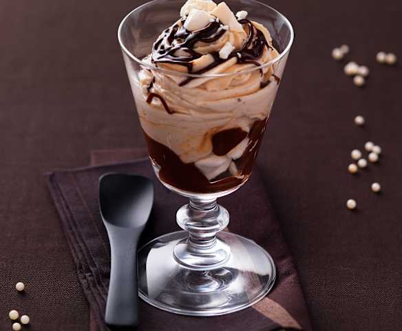 Verrines de castanha e chocolate