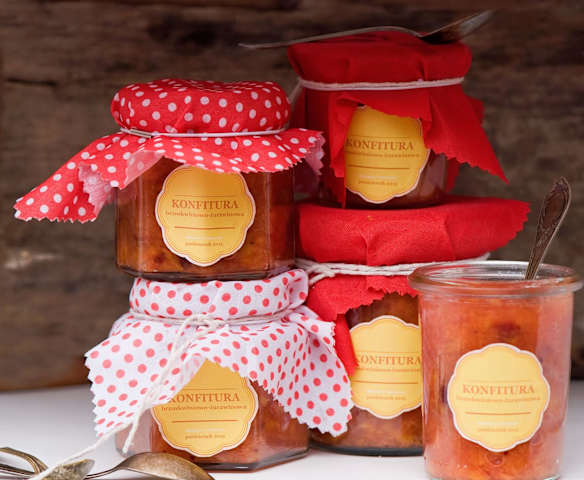 Konfitura brzoskwiniowo-żurawinowa