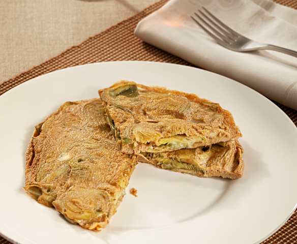 Tortilla de alcachofas