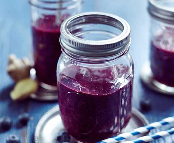 Blaubeer-Ingwer-Smoothie