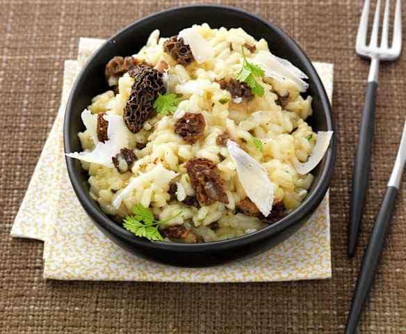 Risotto aux morilles
