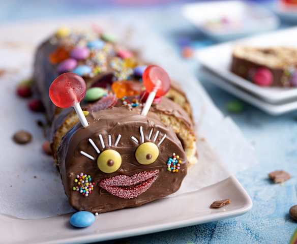 Ruladă-omidă cu ciocolată