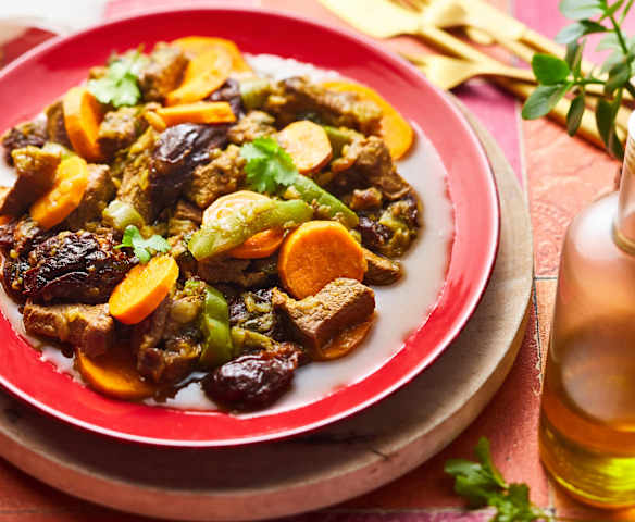 Tajine de bœuf aux patates douces