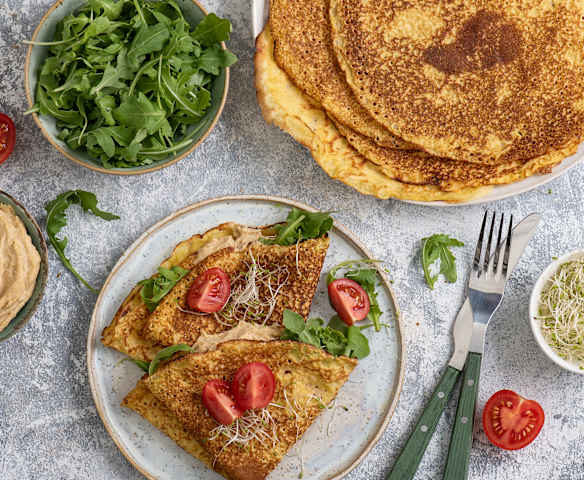 Naleśniki z mąki kukurydzianej