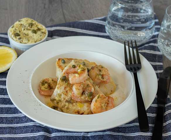 Lemon caper butter