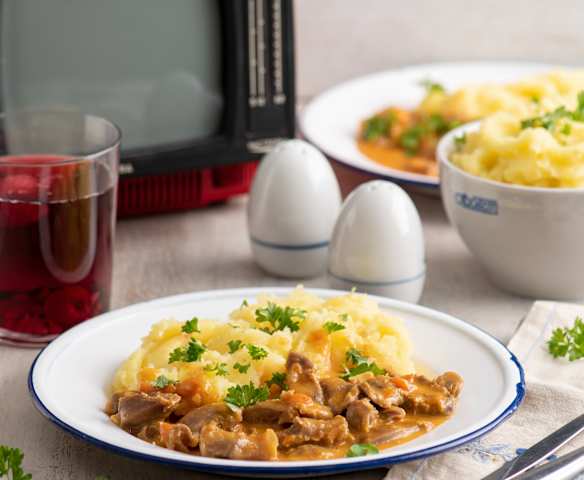 Gulasz z żołądków drobiowych