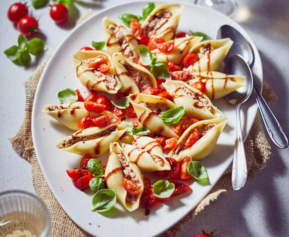 Gefüllte Muschelnudeln