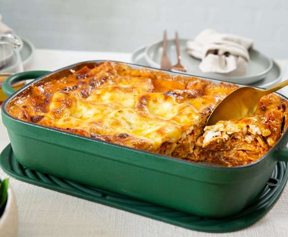Low waste chicken lasagne