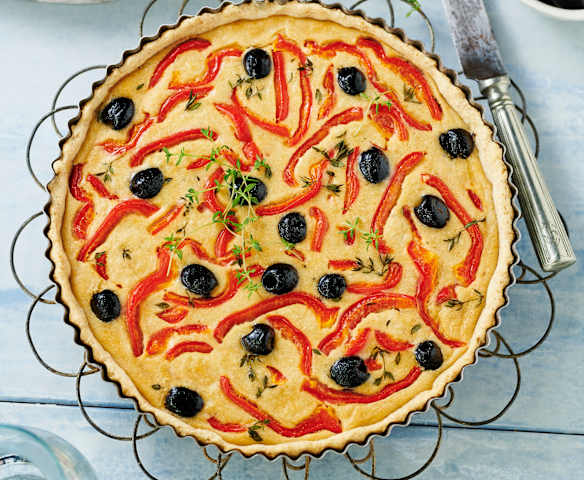 Vegane Paprika-Tarte