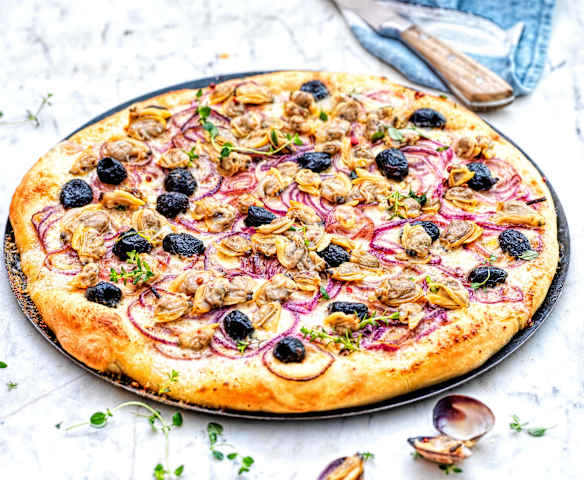 Pizza aux palourdes