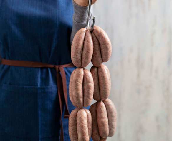 Homemade sausages