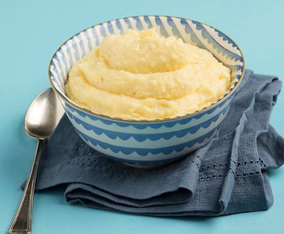 Schnelle cremige Polenta