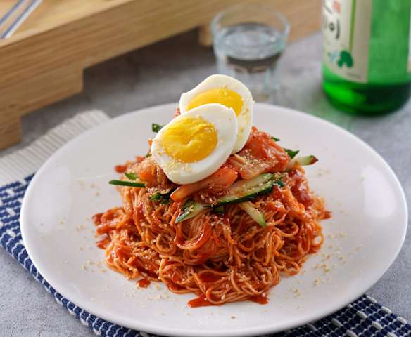 韓式泡菜冷拌麵