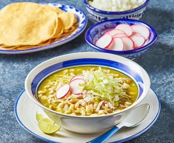 Pozolillo de elote tierno estilo Michoacán