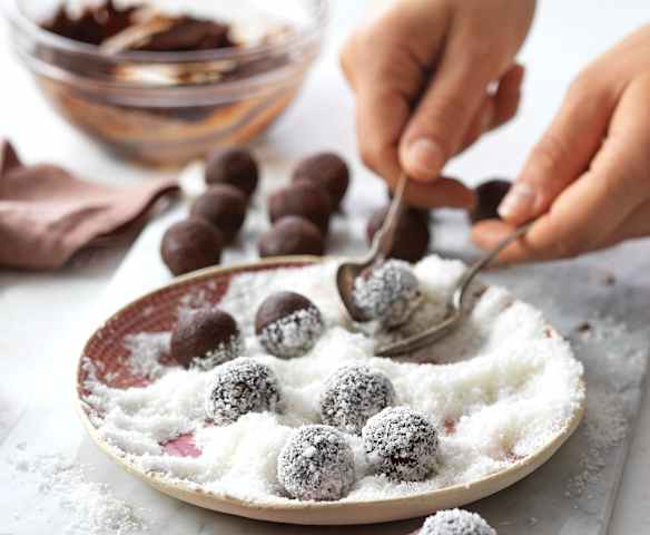 Himmlische Schokokugeln Himmlische Schokokugeln