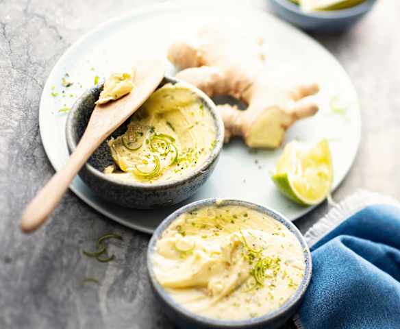 Beurre au gingembre et citron vert