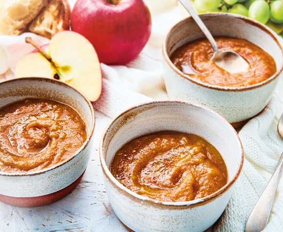 Compote de pommes, butternut et épices