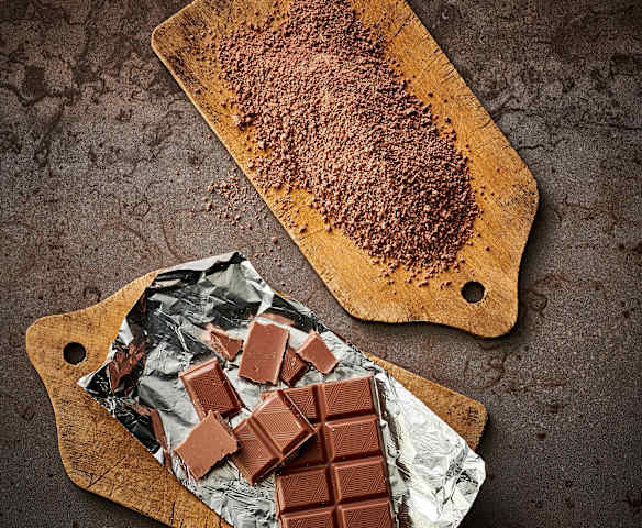 Chocolate con leche rallado fino (polvo de chocolate, 250-300 g)