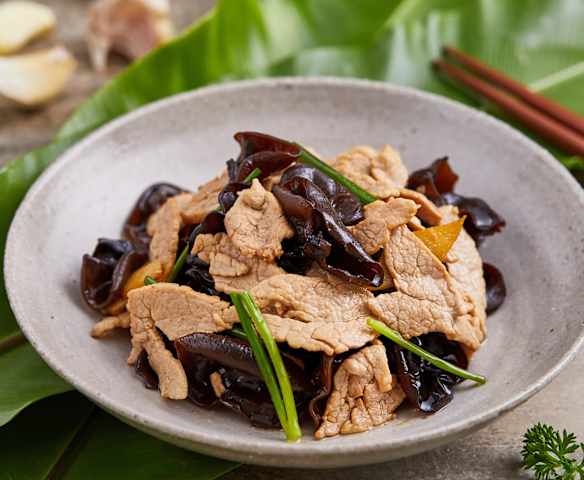 木耳炒肉片
