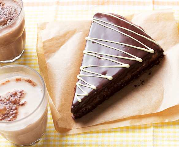 Triángulos de chocolate