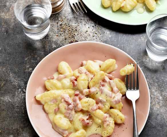 Gnocchis à la carbonara