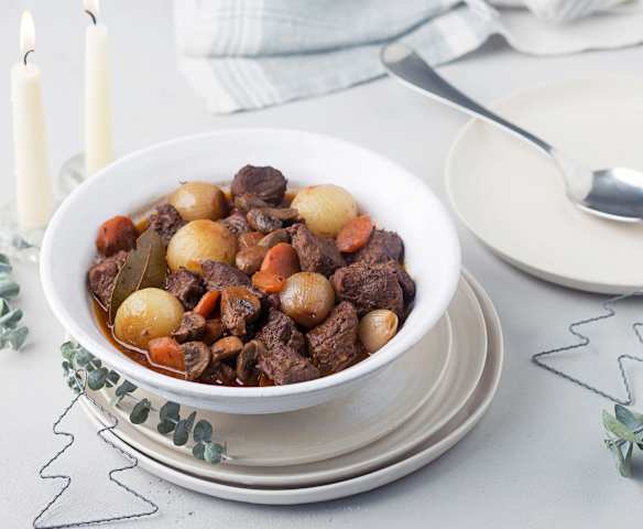 Boeuf bourguignon en cocción lenta