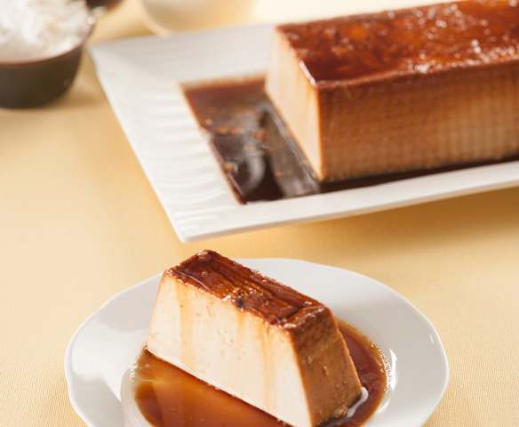 Flan de licor de café