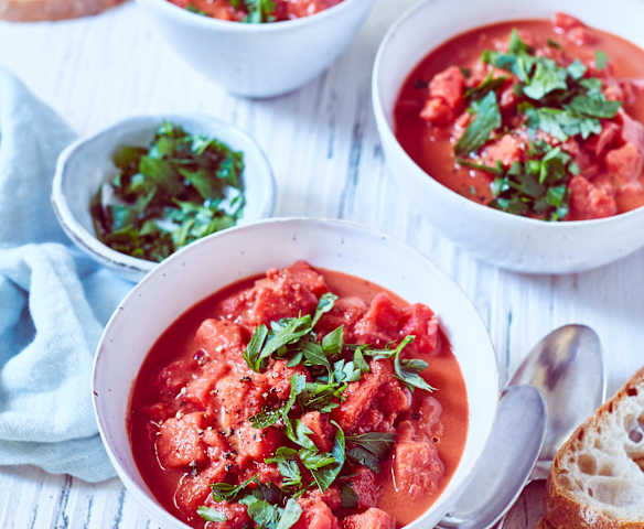 Süßkartoffel-Rhabarber-Curry