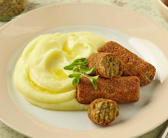 Čočkové válečky s uzeninou