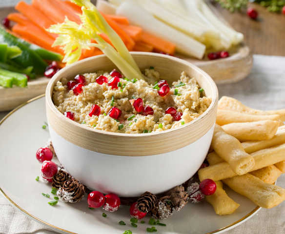 Dip de queso vegano de anacardos