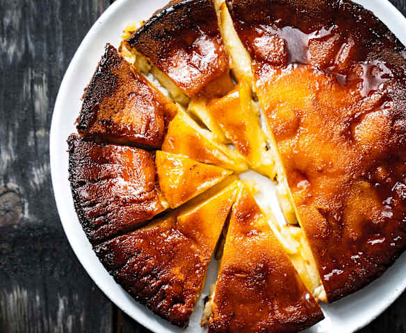 Financier aux pommes façon tatin
