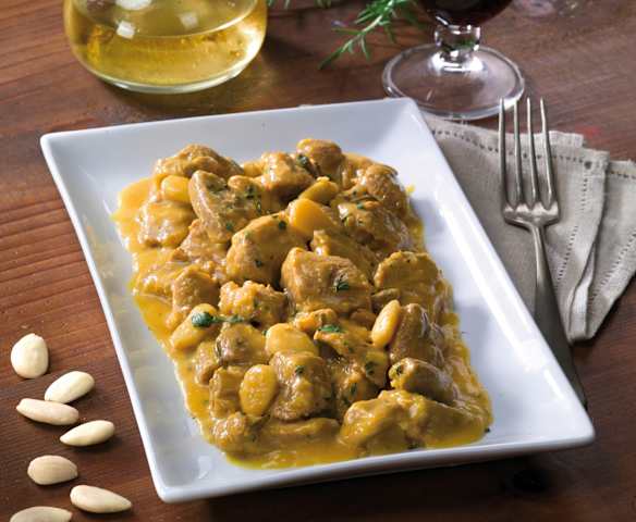 Spezzatino di agnello con cipolle